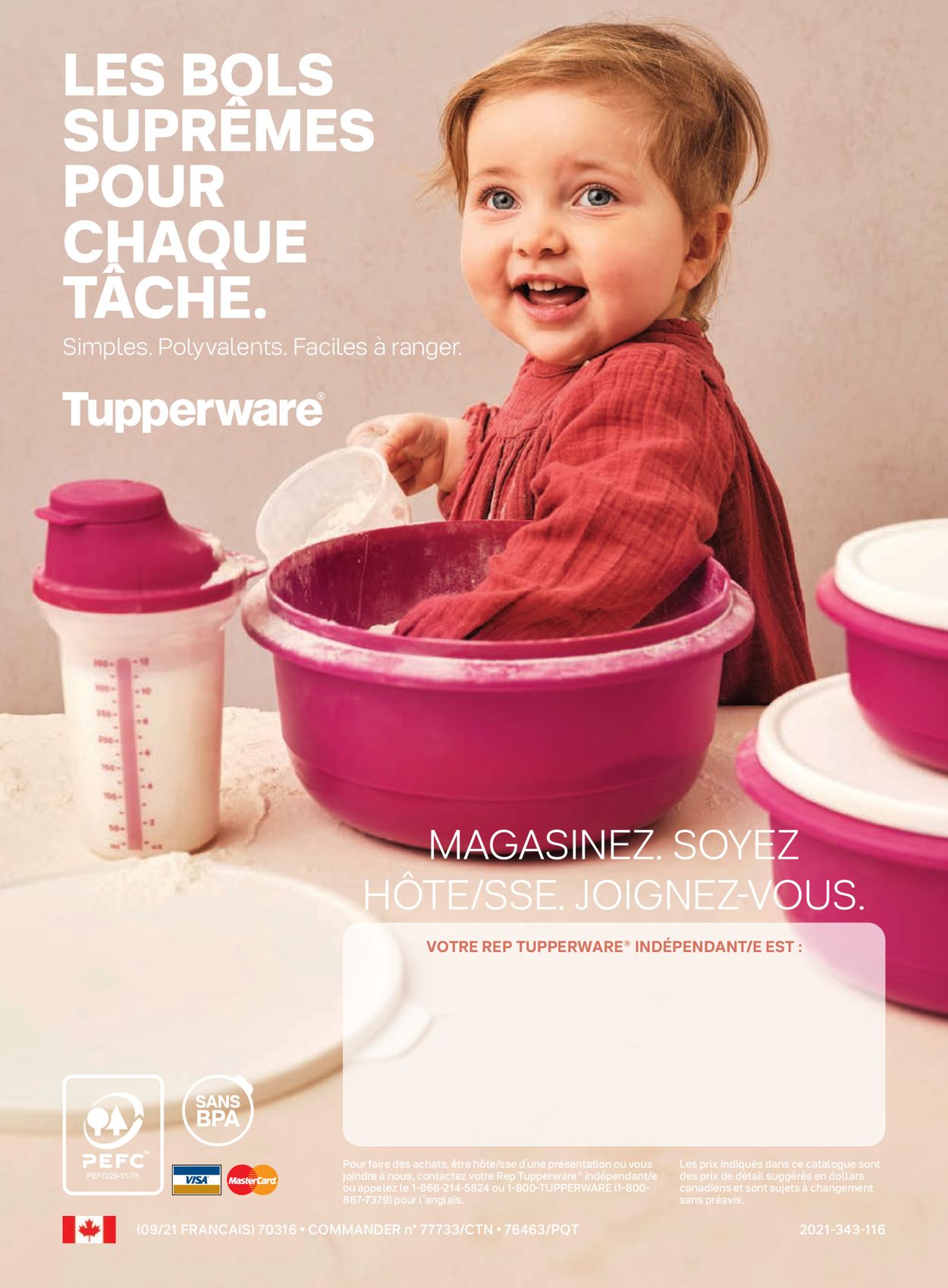 Tupperware Flyer from 09/01/2021