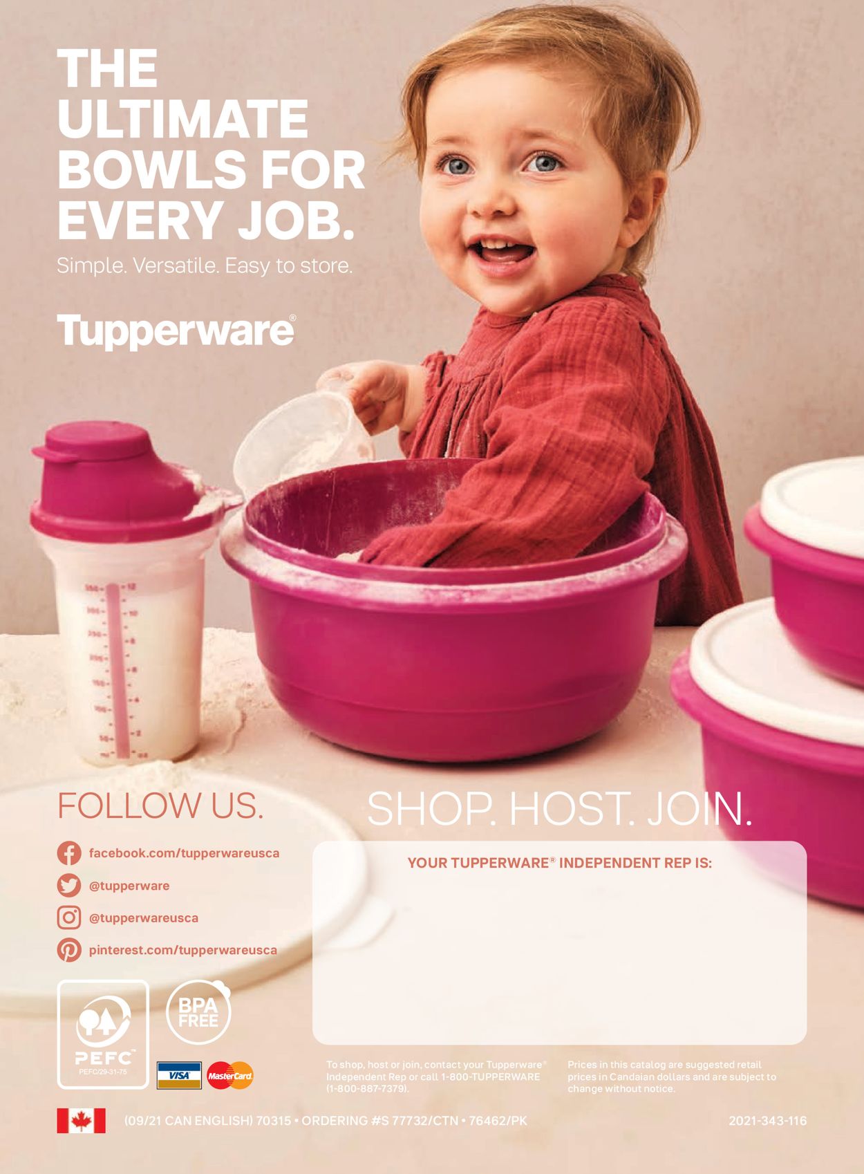 Tupperware Flyer from 11/02/2021