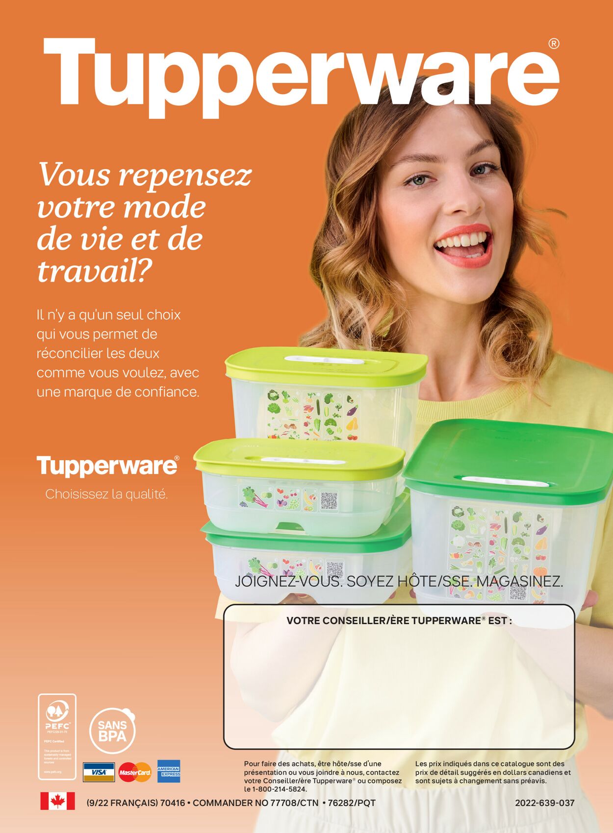 Tupperware Flyer from 11/03/2022