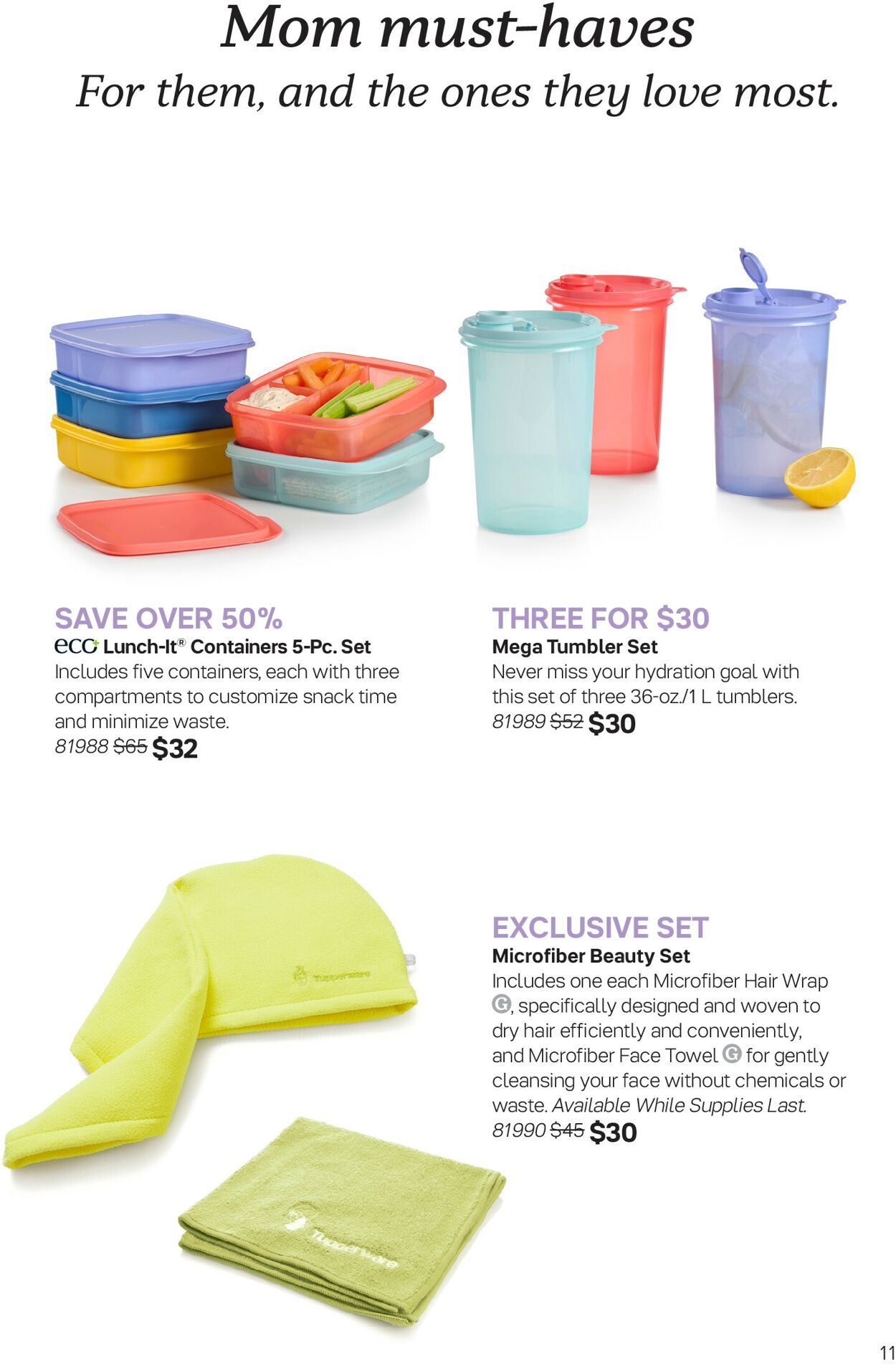 Tupperware Flyer from 03/30/2023