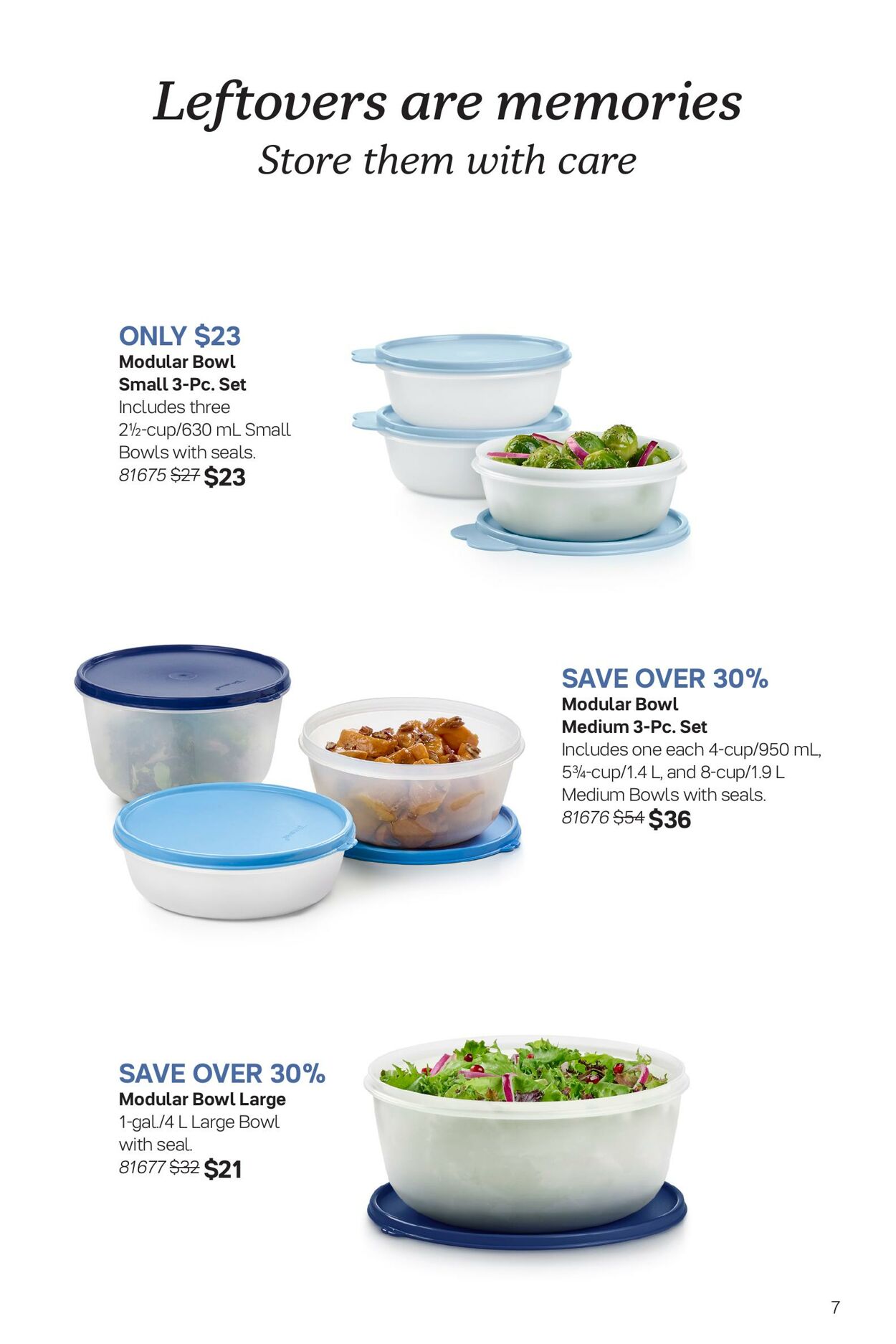 Tupperware Flyer from 10/26/2023