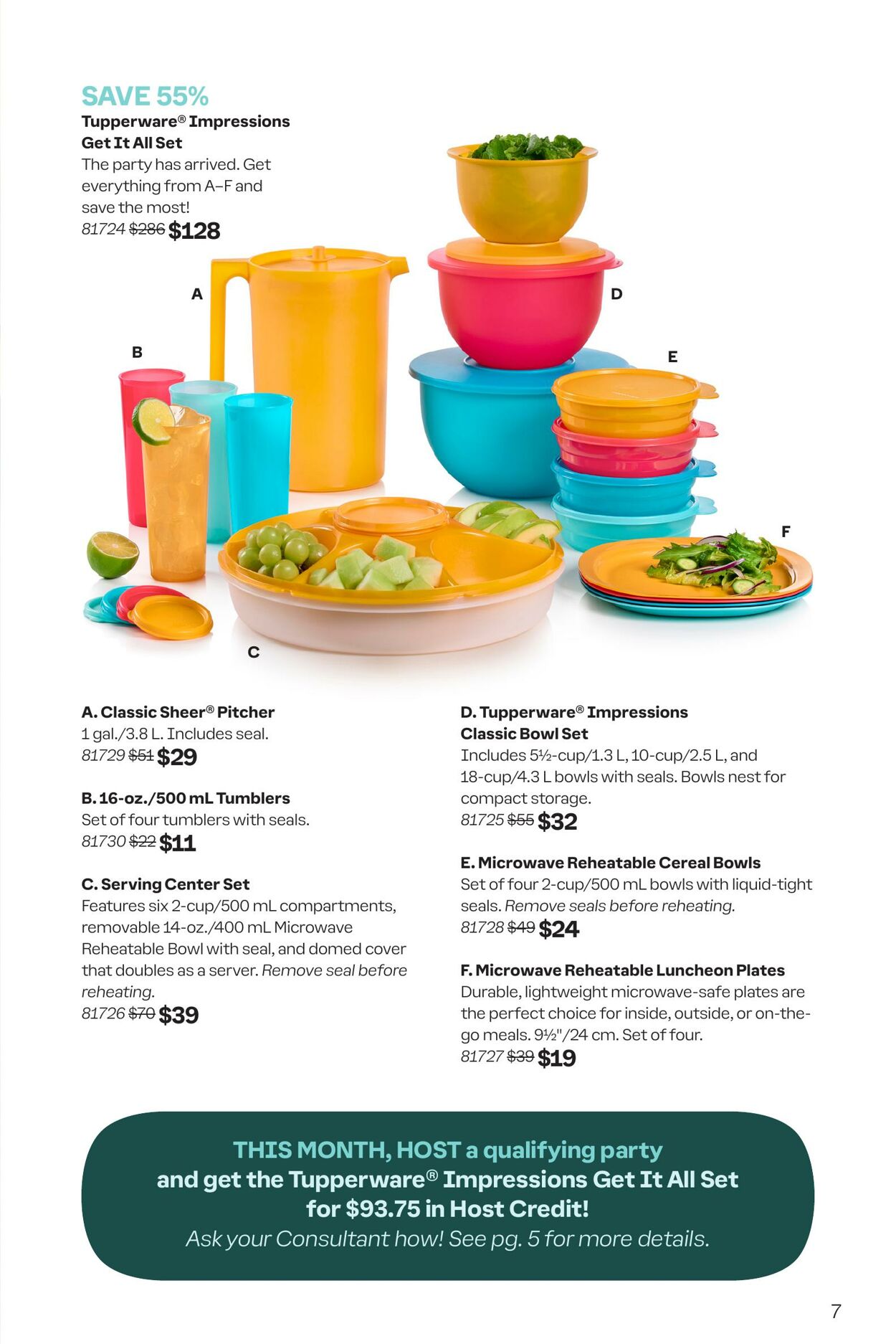 Tupperware Flyer from 12/28/2023