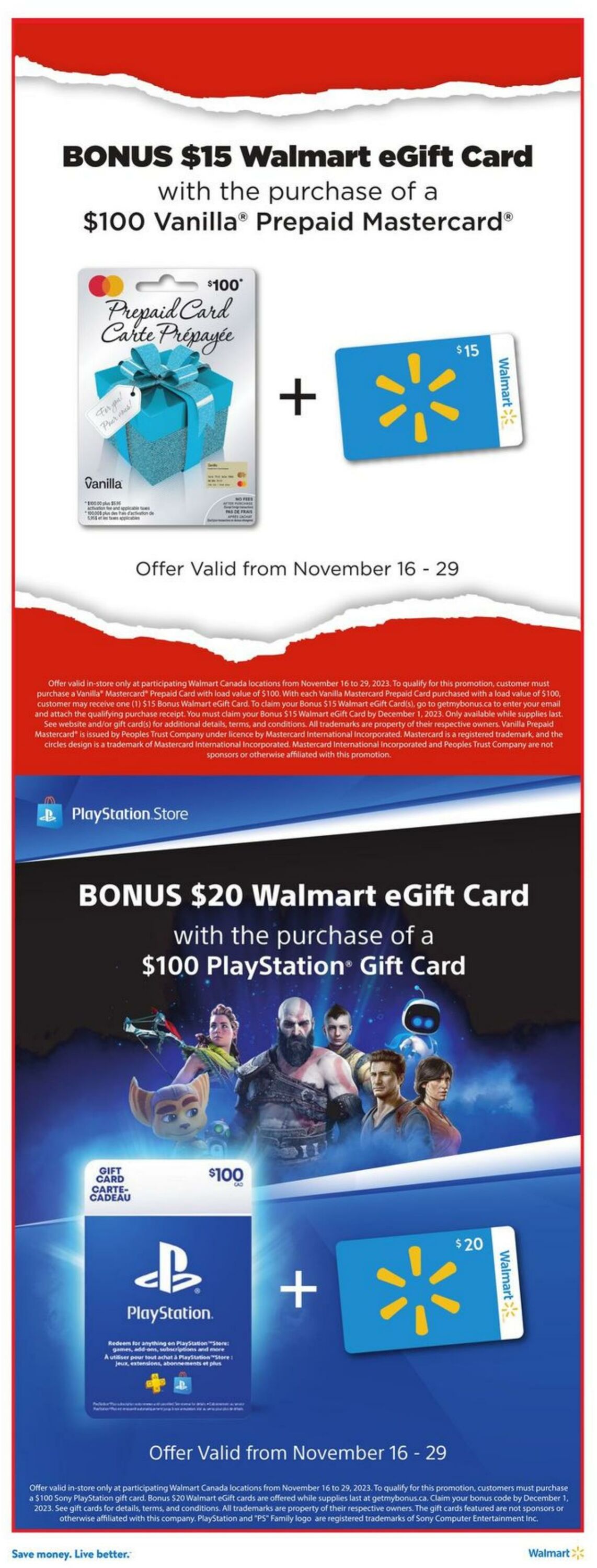 Walmart Flyer from 11/15/2023