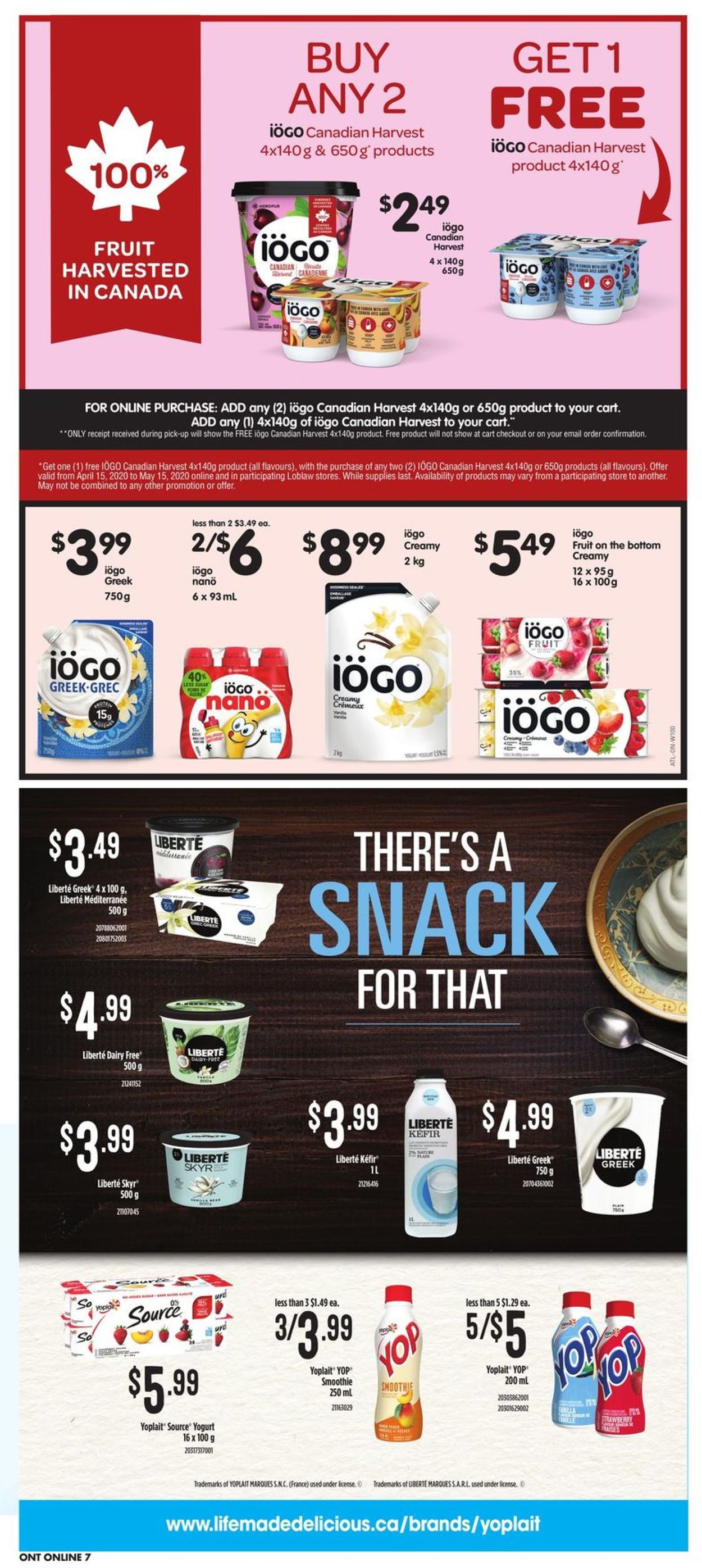 Zehrs Flyer from 04/23/2020