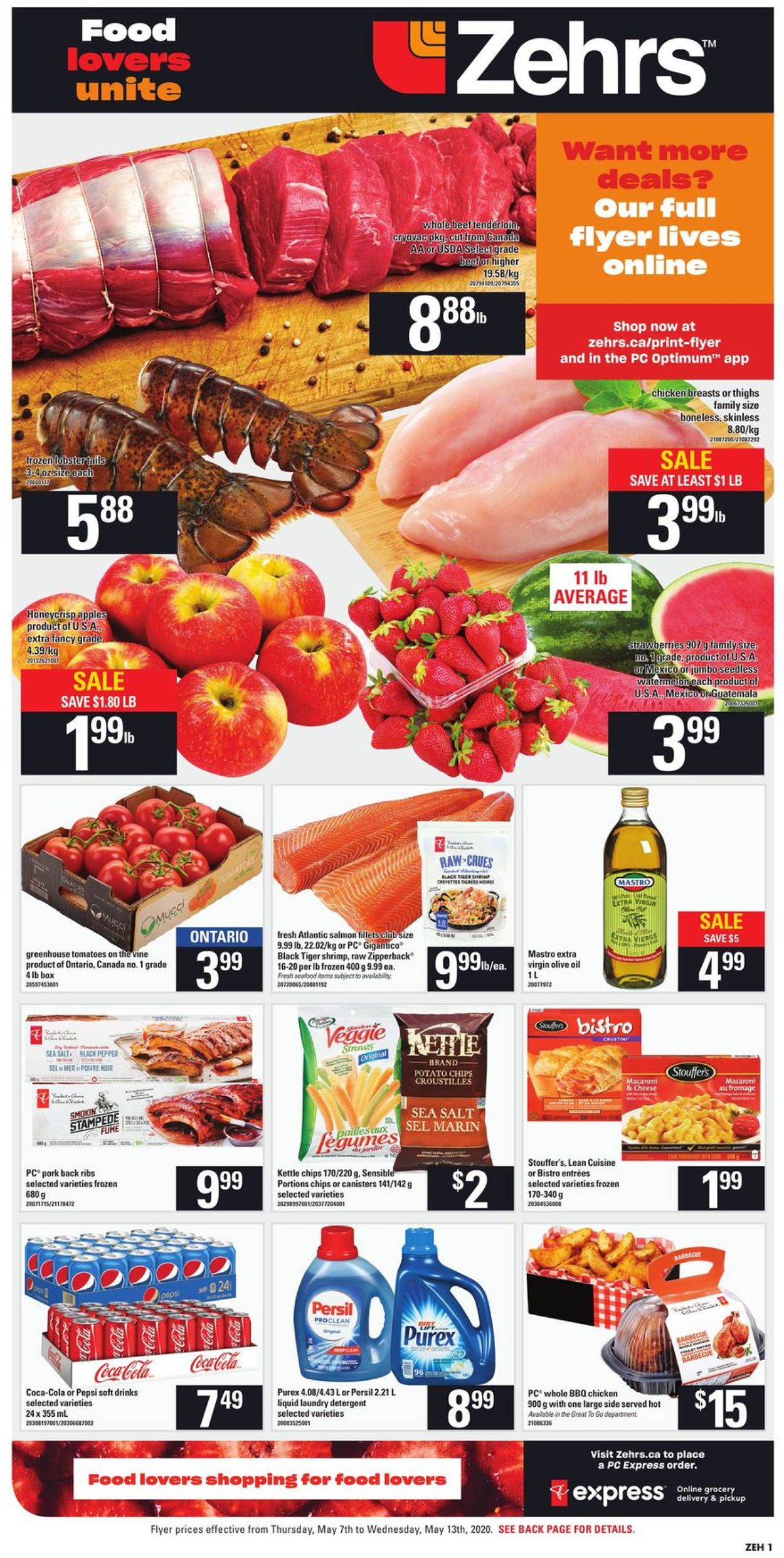 Zehrs Flyer from 05/07/2020