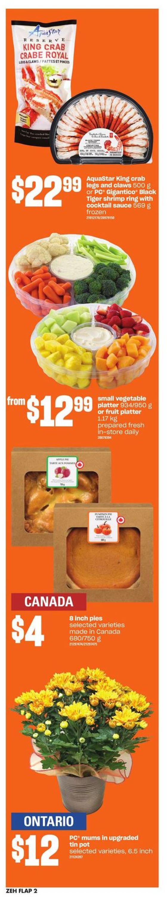 Zehrs Flyer from 10/08/2020