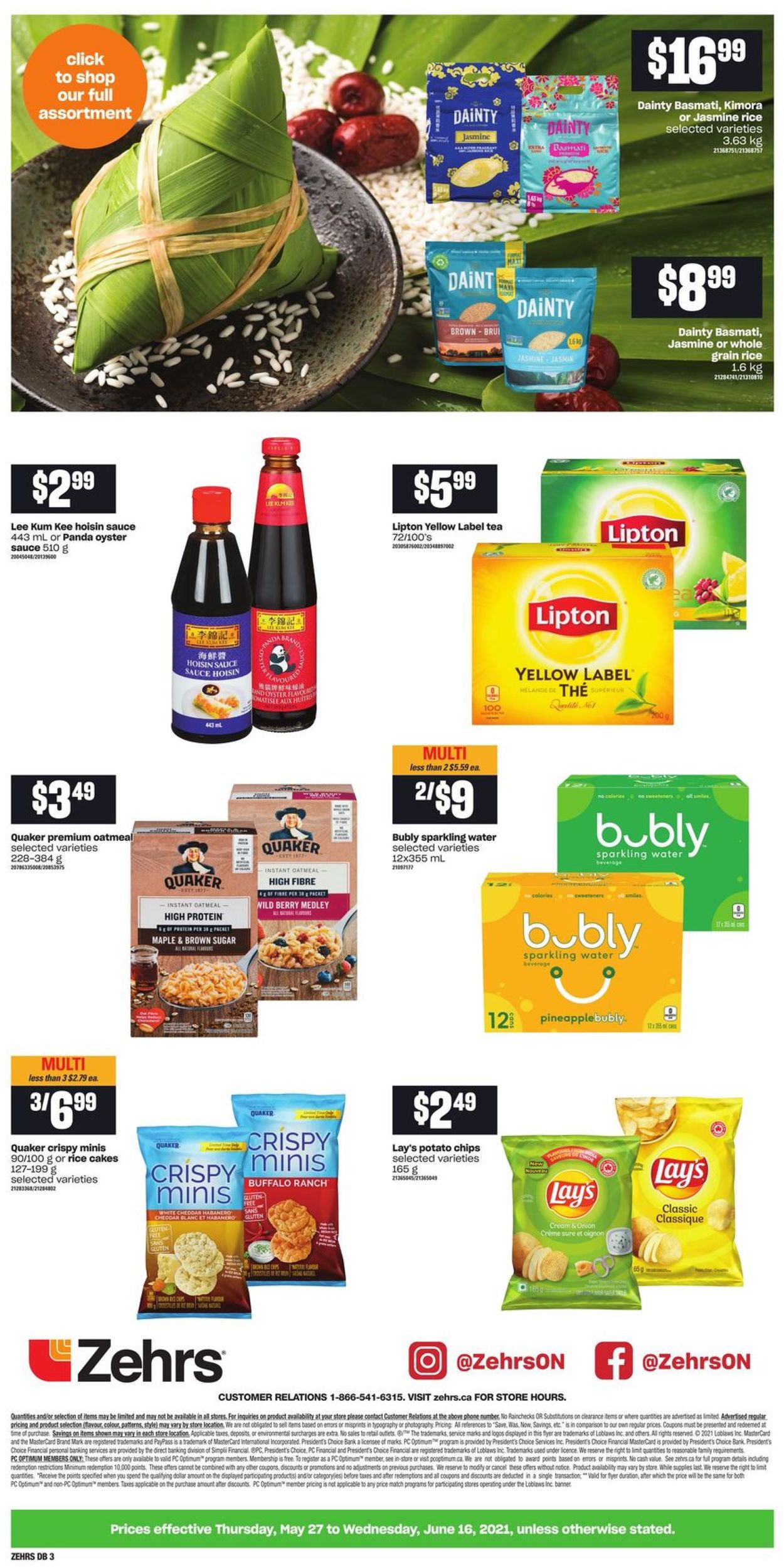 Zehrs Flyer from 05/27/2021