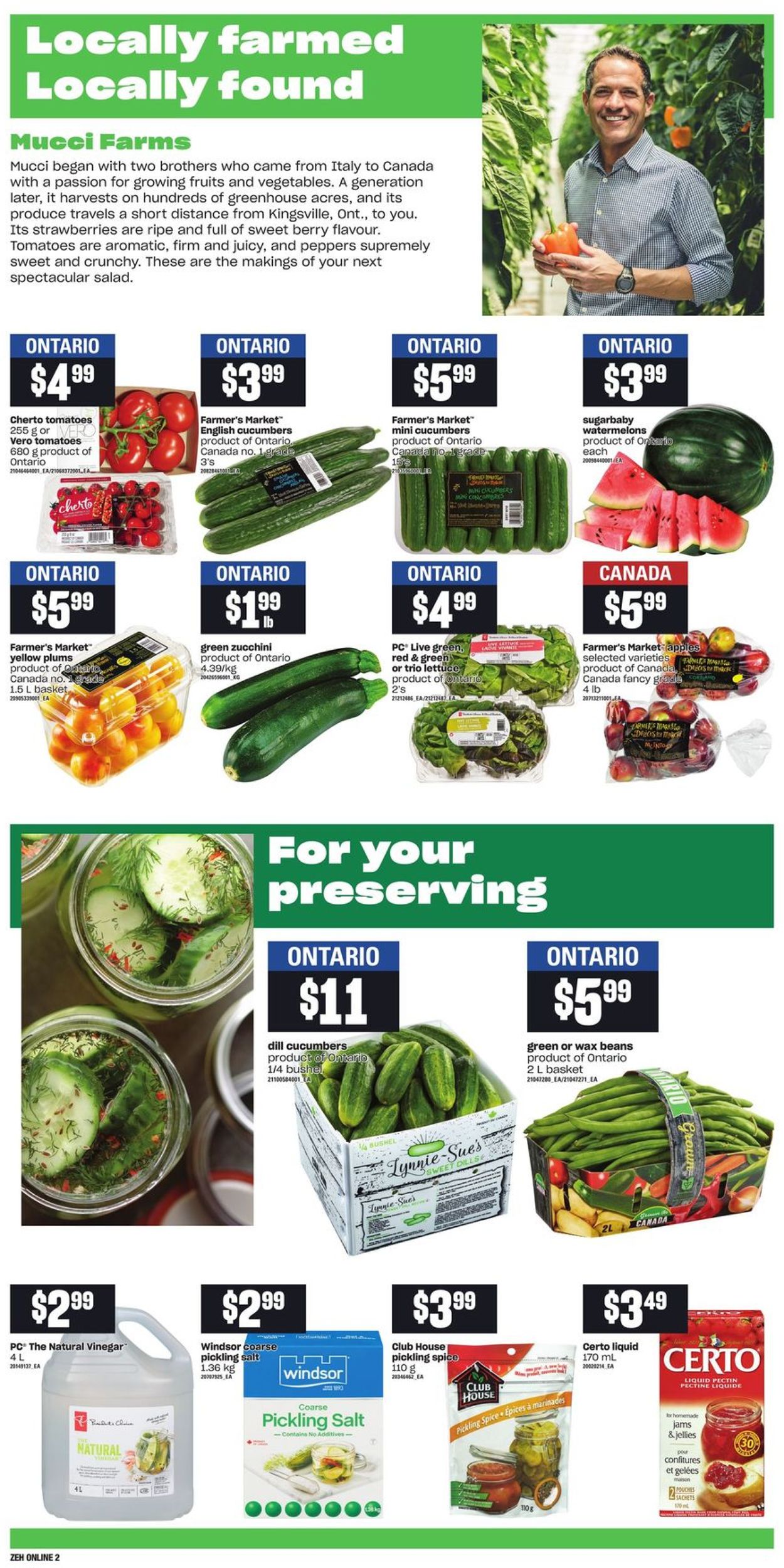 Zehrs Flyer from 07/22/2021
