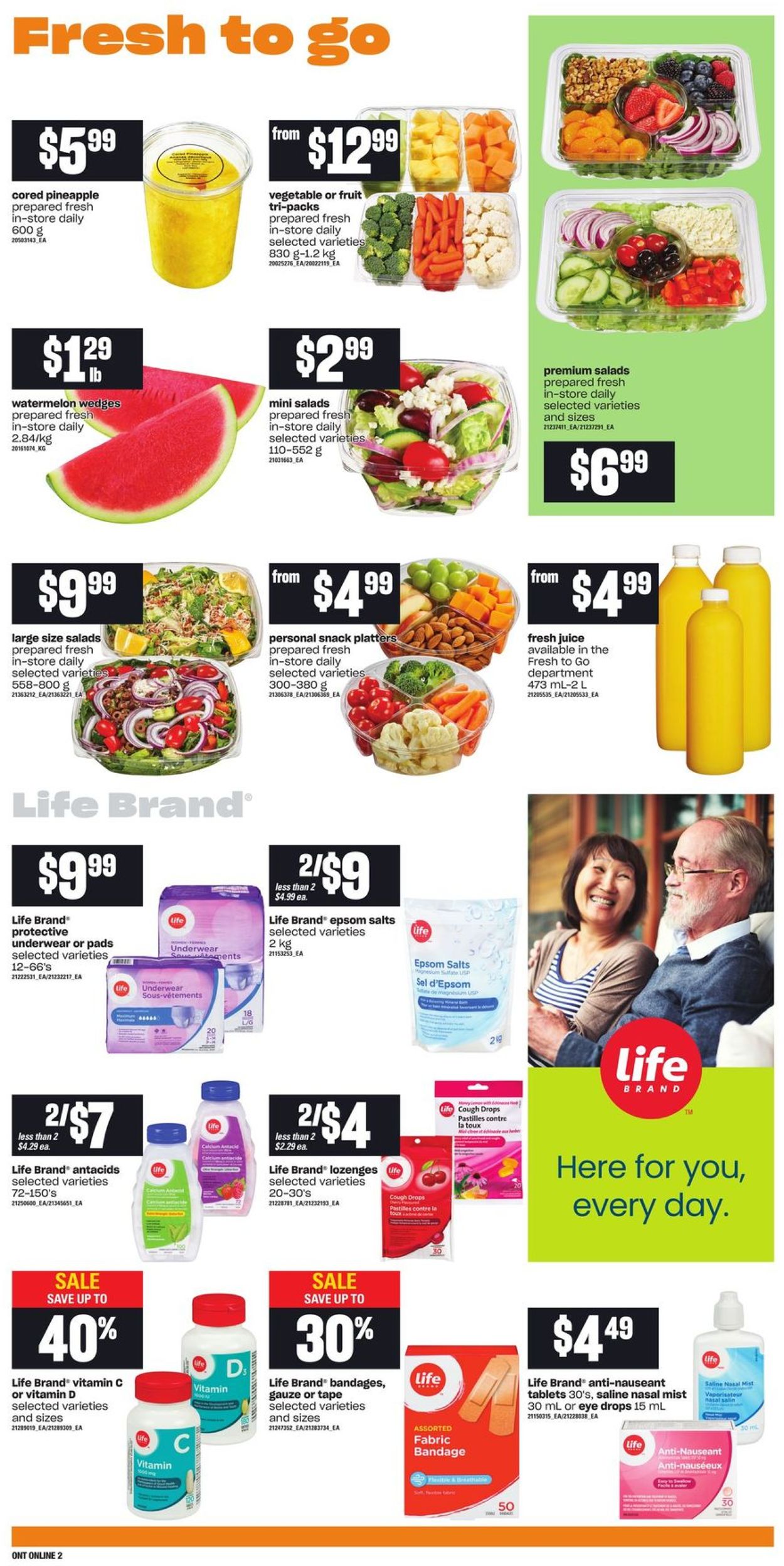 Zehrs Flyer from 10/14/2021