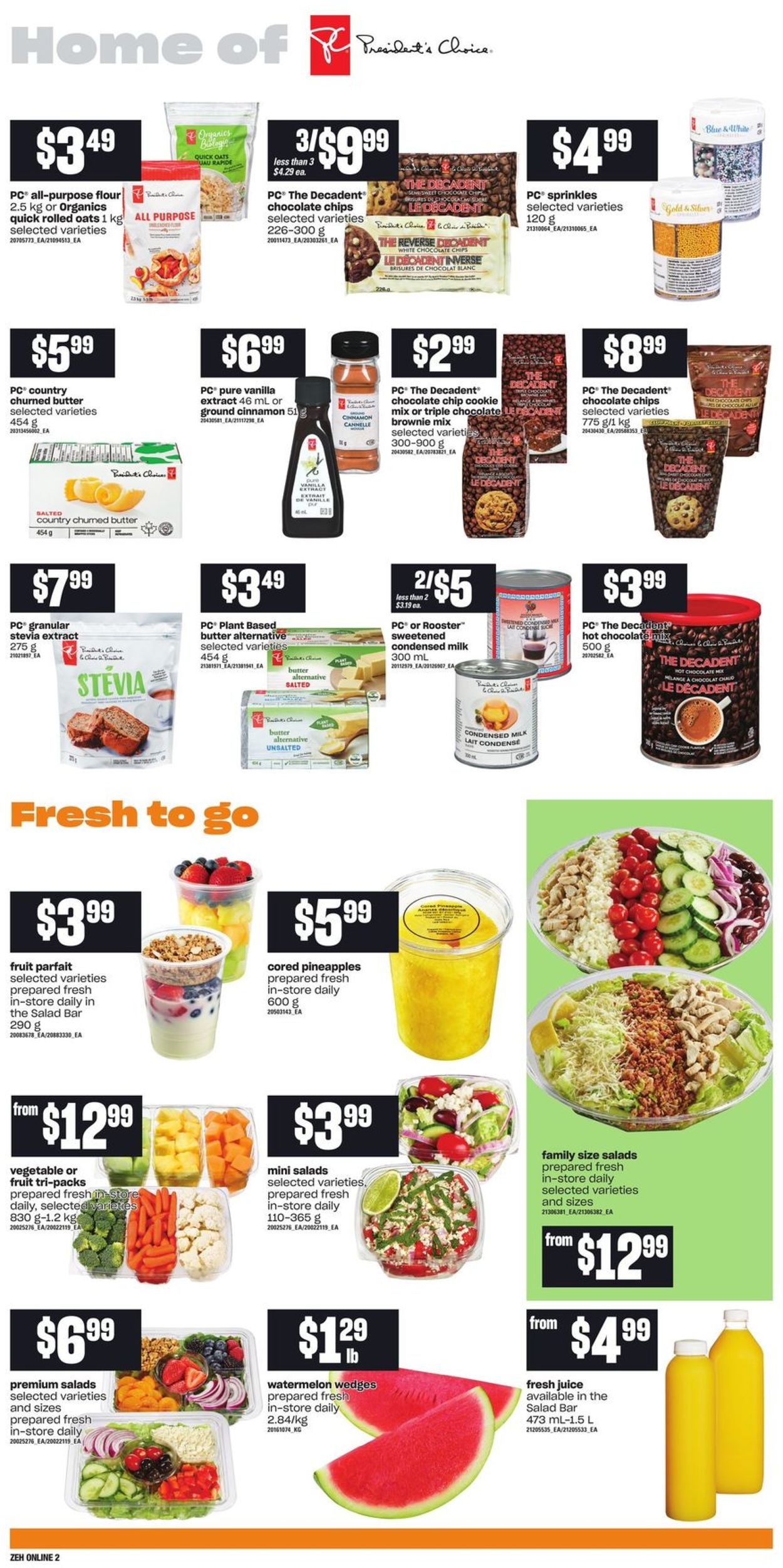 Zehrs Flyer from 10/21/2021
