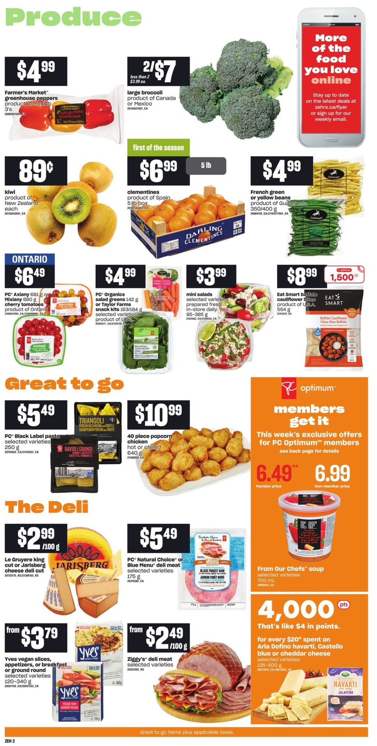 Zehrs Flyer from 11/04/2021