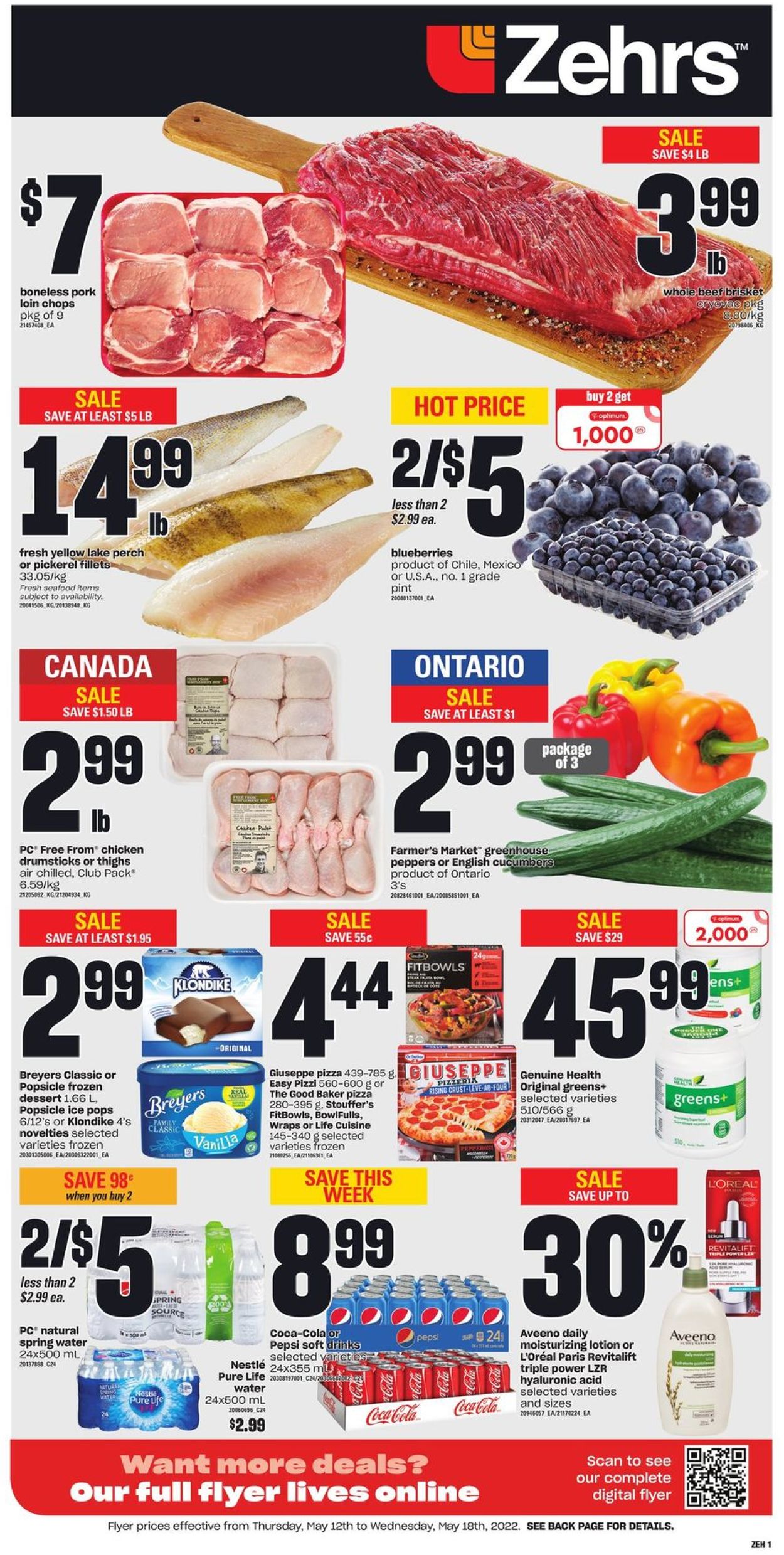 Zehrs Flyer from 05/12/2022
