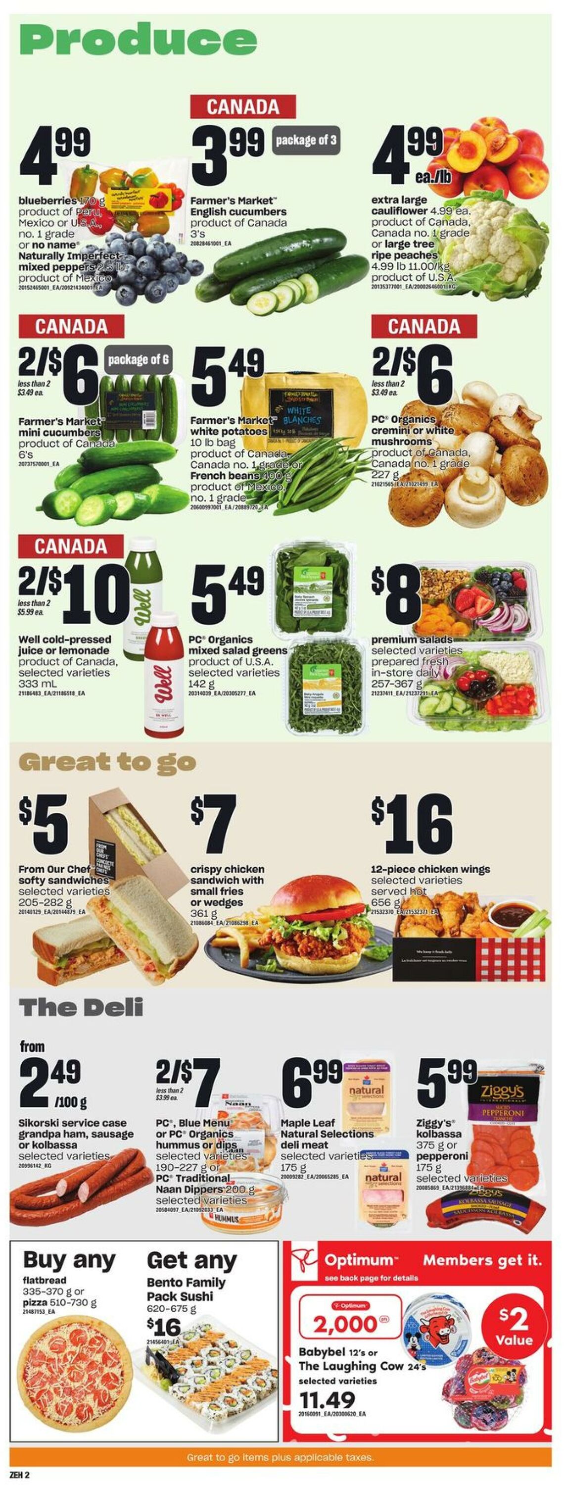 Zehrs Flyer from 10/12/2023