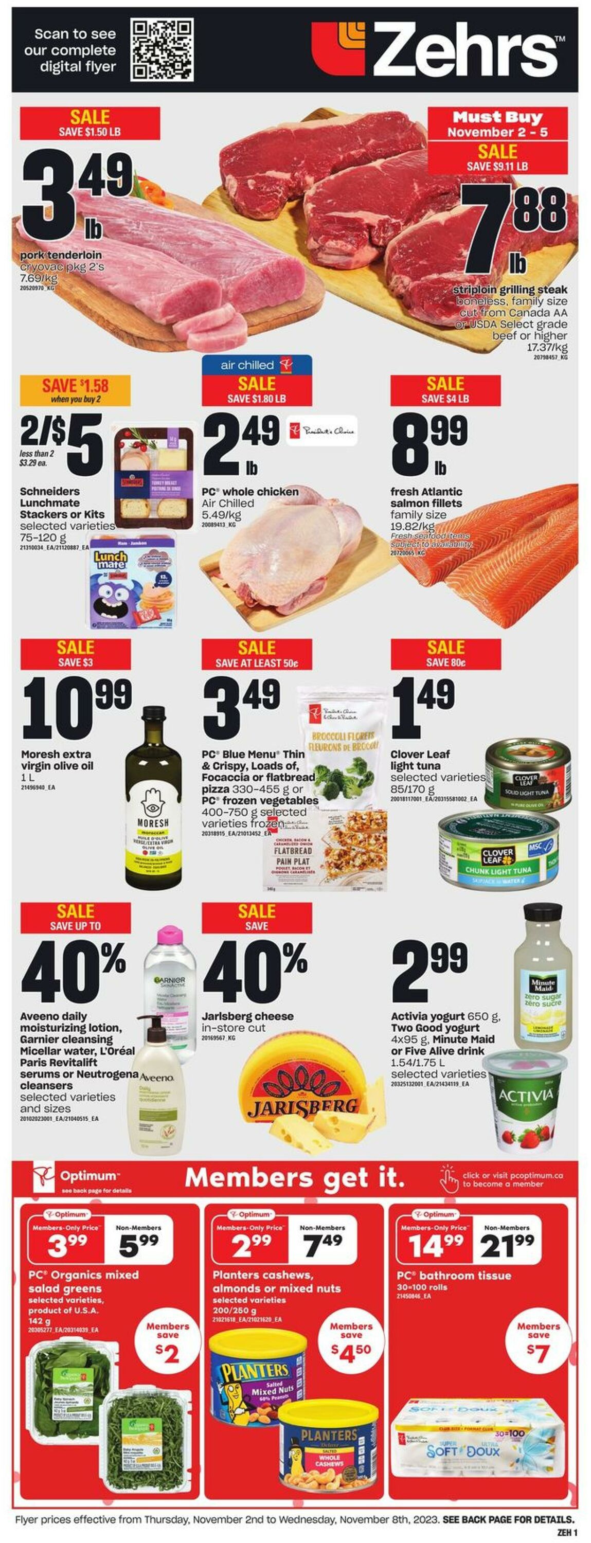 Zehrs Flyer from 11/02/2023