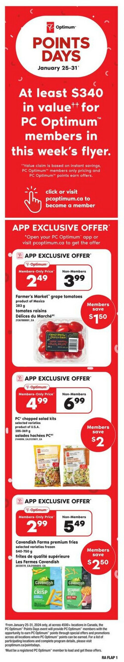 Catalogue Atlantic Superstore from 01/25/2024