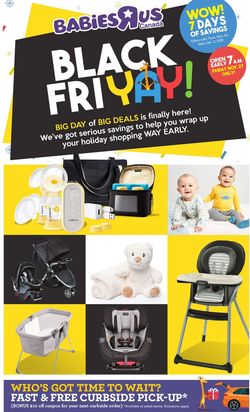 Catalogue Babies''R''Us - Black Friday 2020 from 11/25/2020