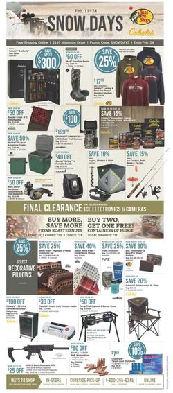 Catalogue Bass Pro - Snow Days! from 02/11/2021