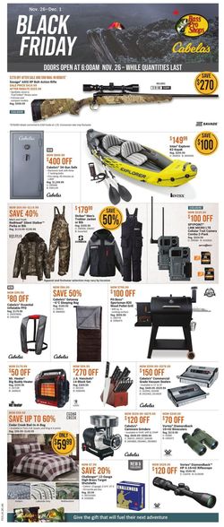 Catalogue Bass Pro from 11/26/2021