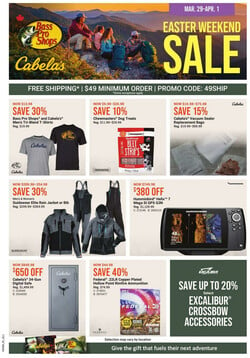 Catalogue Bass Pro from 03/29/2024