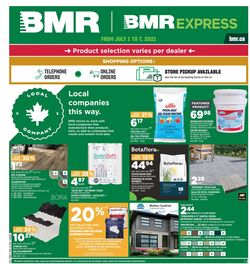 Catalogue BMR from 07/01/2021