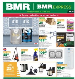 Catalogue BMR from 09/16/2021
