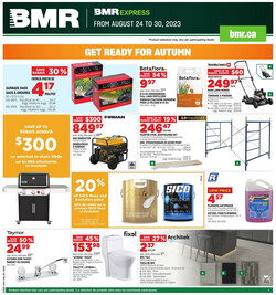 Catalogue BMR from 08/24/2023
