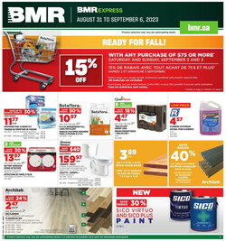 Catalogue BMR from 08/31/2023