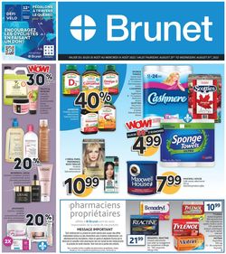 Catalogue Brunet from 08/25/2022