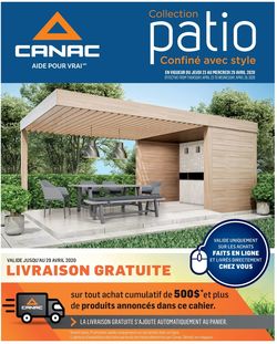 Catalogue Canac from 04/17/2020