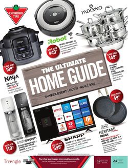 Catalogue Canadian Tire from 10/18/2019
