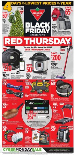 Catalogue Canadian Tire BLACK FRIDAY 2019 FLYER! from 11/28/2019