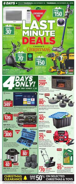 Catalogue Canadian Tire Christmas Flyer 2019 from 12/19/2019