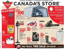 Catalogue Canadian Tire from 09/17/2020