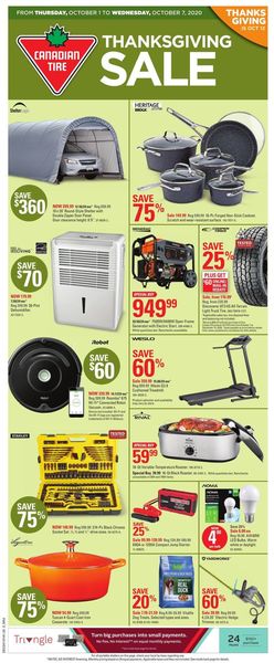Catalogue Canadian Tire from 10/01/2020