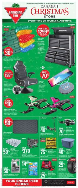Catalogue Canadian Tire - Christmas 2020 from 11/12/2020
