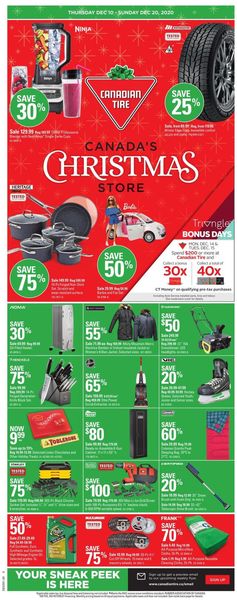Catalogue Canadian Tire Christmas Store 2020 from 12/10/2020