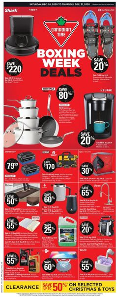 Catalogue Canadian Tire Boxing Week from 12/26/2020