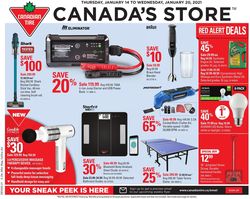 Catalogue Canadian Tire from 01/14/2021