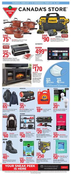 Catalogue Canadian Tire from 02/04/2021