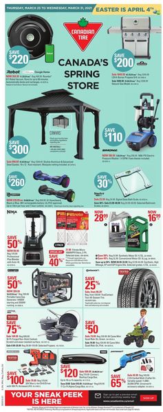 Catalogue Canadian Tire from 03/25/2021