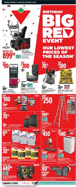 Catalogue Canadian Tire from 09/07/2023