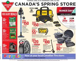Catalogue Canadian Tire from 04/22/2021