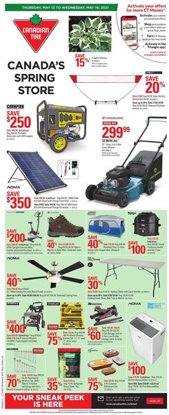 Catalogue Canadian Tire from 05/13/2021