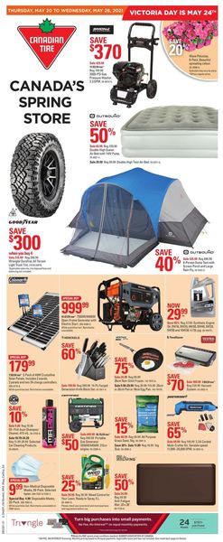 Catalogue Canadian Tire from 05/20/2021