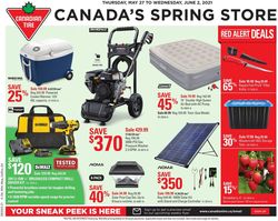 Catalogue Canadian Tire from 05/27/2021
