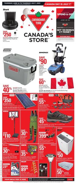 Catalogue Canadian Tire from 06/24/2021