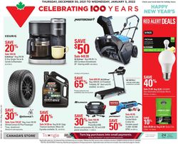 Catalogue Canadian Tire from 12/30/2021