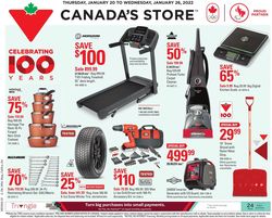 Catalogue Canadian Tire from 01/20/2022