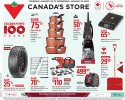 Catalogue Canadian Tire from 01/20/2022