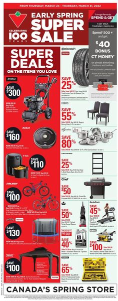 Catalogue Canadian Tire from 03/24/2022